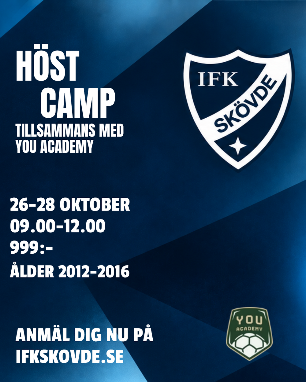 Höstcamp med YouAcademy och IFK Skövde